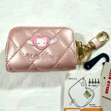 엔젤 헬로키티 키케이스 퀼트 산리오 핑크