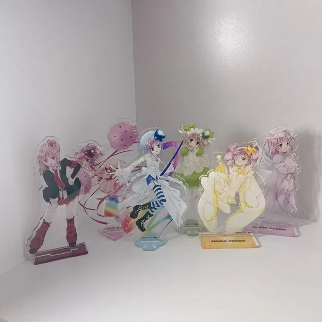 캐릭캐릭체인지 아무 원화 데카 가라오케 아크릴스탠드 6종