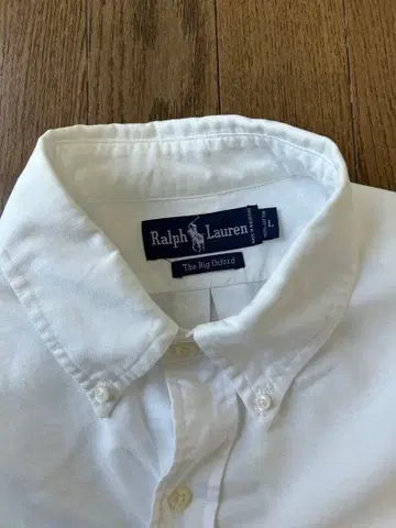 레어 90s 랄프 로렌 The Big Oxford 셔츠 화이트