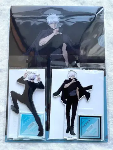 주술회전전 고죠 사토루 아크릴 스탠드 클리어 파일 회옥옥절 시부야 사건