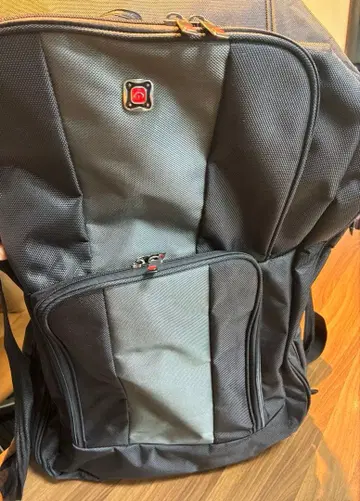 블랙 메쉬 백팩 대용량 100L 소프트 캐리 1회 사용