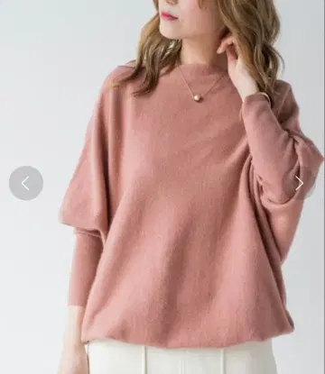 LOUNGEDRESS 라쿤 하이 게이지 돌먼 니트