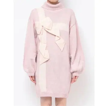 merry jenny 선물 리본 니트 원피스