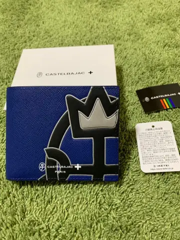 까스텔바작 접이식 지갑 우플라 블루 새상품 박스 포함 18700엔
