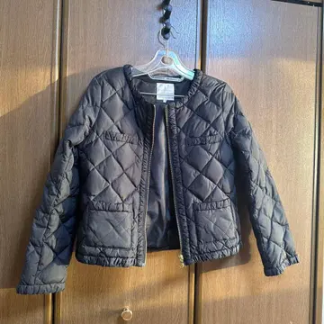 레이빔즈 블랙 퀼팅 자켓