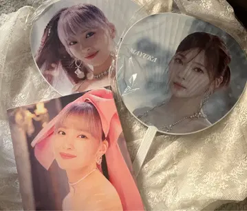 NiziU 마유카 부채 아트 보드 세트