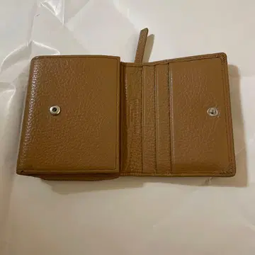 GIANNI CHIARINI 브라운 3단 폴더형 지갑