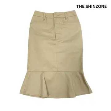 더 신존(THE SHINZONE) 머메이드 치노 플레어 스커트