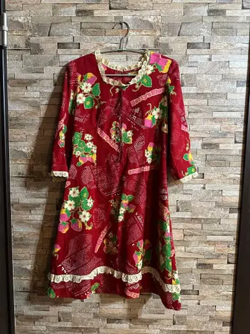 베티즈 블루 BETTY'S BLUE 이치고 레트로 원피스 레드