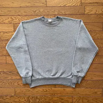 Hanes 맨투맨 그레이 무지 S