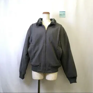 kk157 [ M ] SINGACE 스탠드 카라 블루종 리브 숏 기장