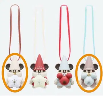 디즈니 크리스마스 캡슐 토이 릴린링 2개 세트 2