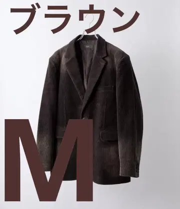 clel 앤티크 디자인 코듀로이 테일러드 자켓 M