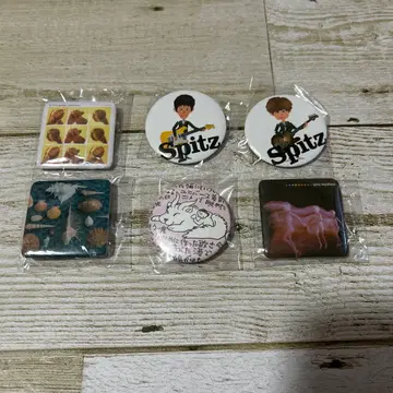 스피츠 캔뱃지 6개 세트