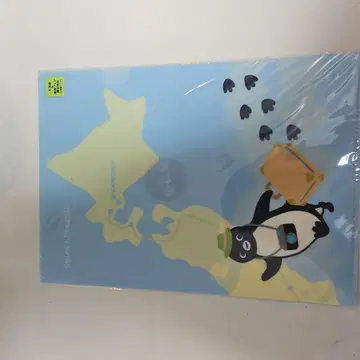 펭귄 디자인 A4 클리어 파일