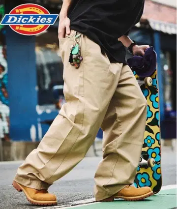 Dickies x FREAK'S STORE / 와이드 실루엣 워크 팬츠
