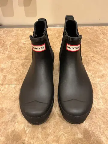 HUNTER 오리지널 첼시 레인 신발 UK8