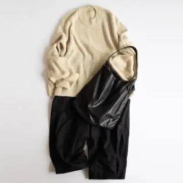 Boboutic 울 리브 오버 니트 Natural S