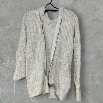 리즈리사 화이트 니트 헤이세이 LIZ LISA 갸루 후드티