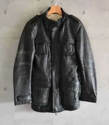 M-65 양가죽 가죽 자켓 밀리터리 스타일