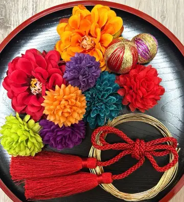 레트로 모던 성인식 졸업식 시치고산 사전 촬영 머리 장식