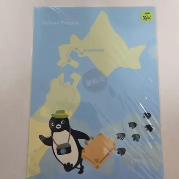 수박 펭귄 A4 클리어 파일 삿포로
