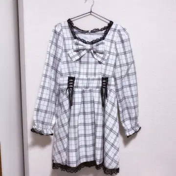 Honey Cinnamon 허니시나몬 체크 원피스