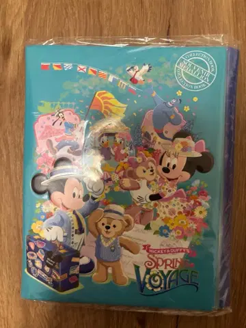 레어 디즈니 스프링 보야지 메달 파일 케이스 더피