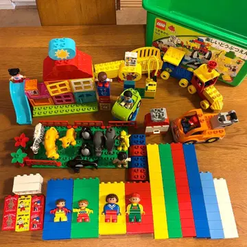 LEGO 듀플로 신나는 동물원 + 집 + 견인차 + 기차 + 덤