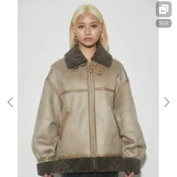 LAGUA GEM 무스탕 자켓