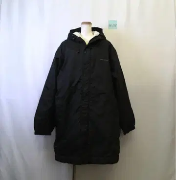 kk158 [L] LIVING NATURE 후드 부착 롱 자켓