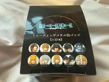 DEATHNOTE 트레이딩 메탈 캔뱃지 박스 미개봉