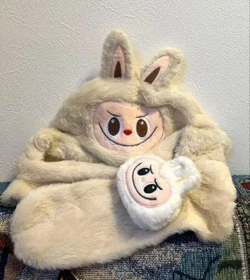 LABUBU 라부부 후드 부착 머플러