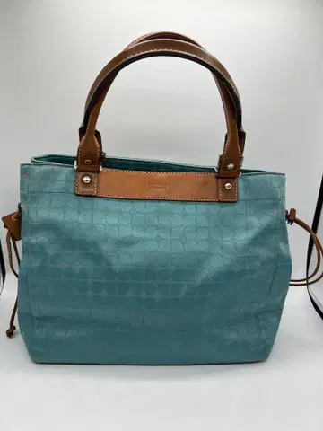 케이트 스페이드 토트백 블루 카멜