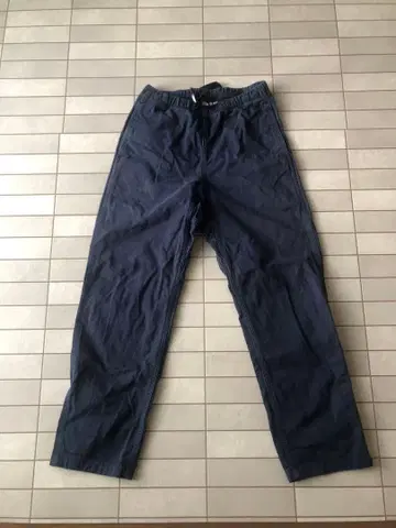 그라미치 코튼 팬츠 네이비