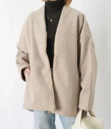 LUCA/LADY LUCK LUCA 울 라이크 노카라 숏코트