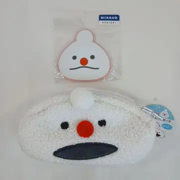 퍼펫 순순 히쿠룬 펜 파우치 논논 봉제 인형 파우치 거울