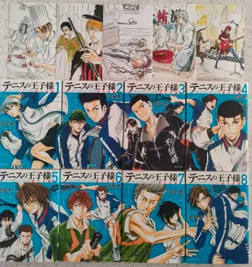 엽서 5장 테니스의 왕자님 전 8권 세트 도대회편