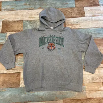 기묘한 이야기 Hawk High School 후드티 XL 그레이