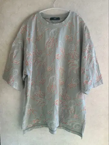 marble SUD 해파리 자수 빅 T셔츠