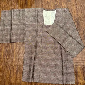 도유키 / 브라운 계열 무늬 / 겉옷 / 기모노