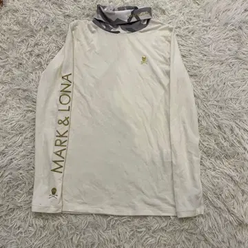 MARK & LONA 터틀넥 셔츠 화이트