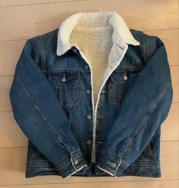 보송보송한 데님 자켓