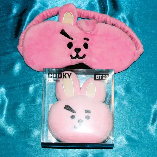 BT21 쿠키 안대 + 키링