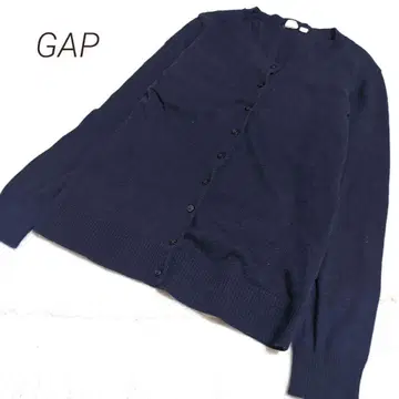 GAP 갭 네이비 L 가디건 루즈핏 무지