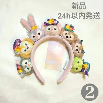 홍콩 디즈니랜드 20주년 더피 앤 프렌즈 머리띠