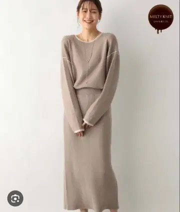 GLOBAL WORK 멜티 니트 셋업 L