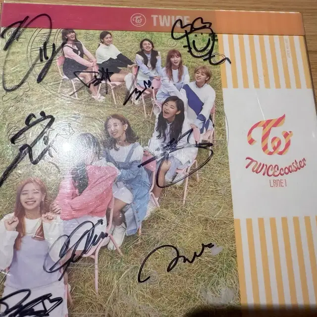 트와이스 TWICEcoaster Lane1 싸인 앨범