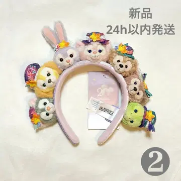 홍콩 디즈니랜드 20주년 더피 앤 프렌즈 머리띠