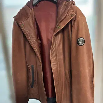 시나코바 브라운 가죽 자켓